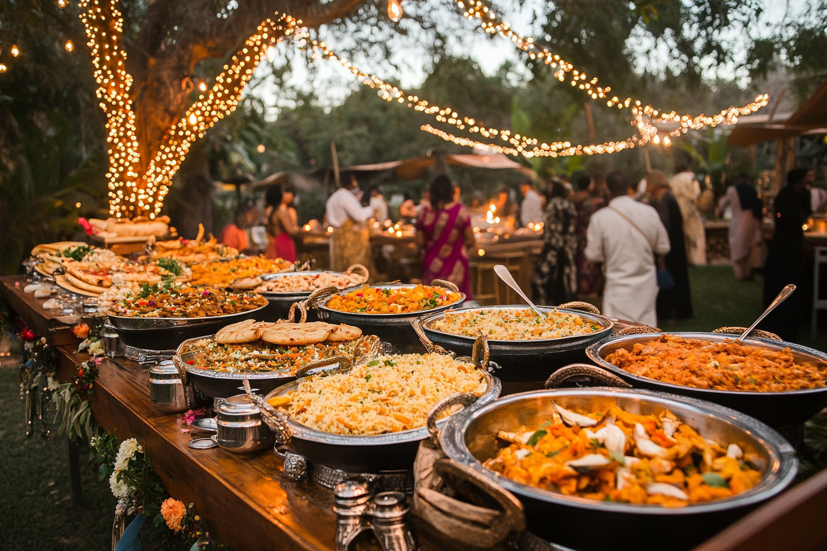 NayaBihar catering spread
