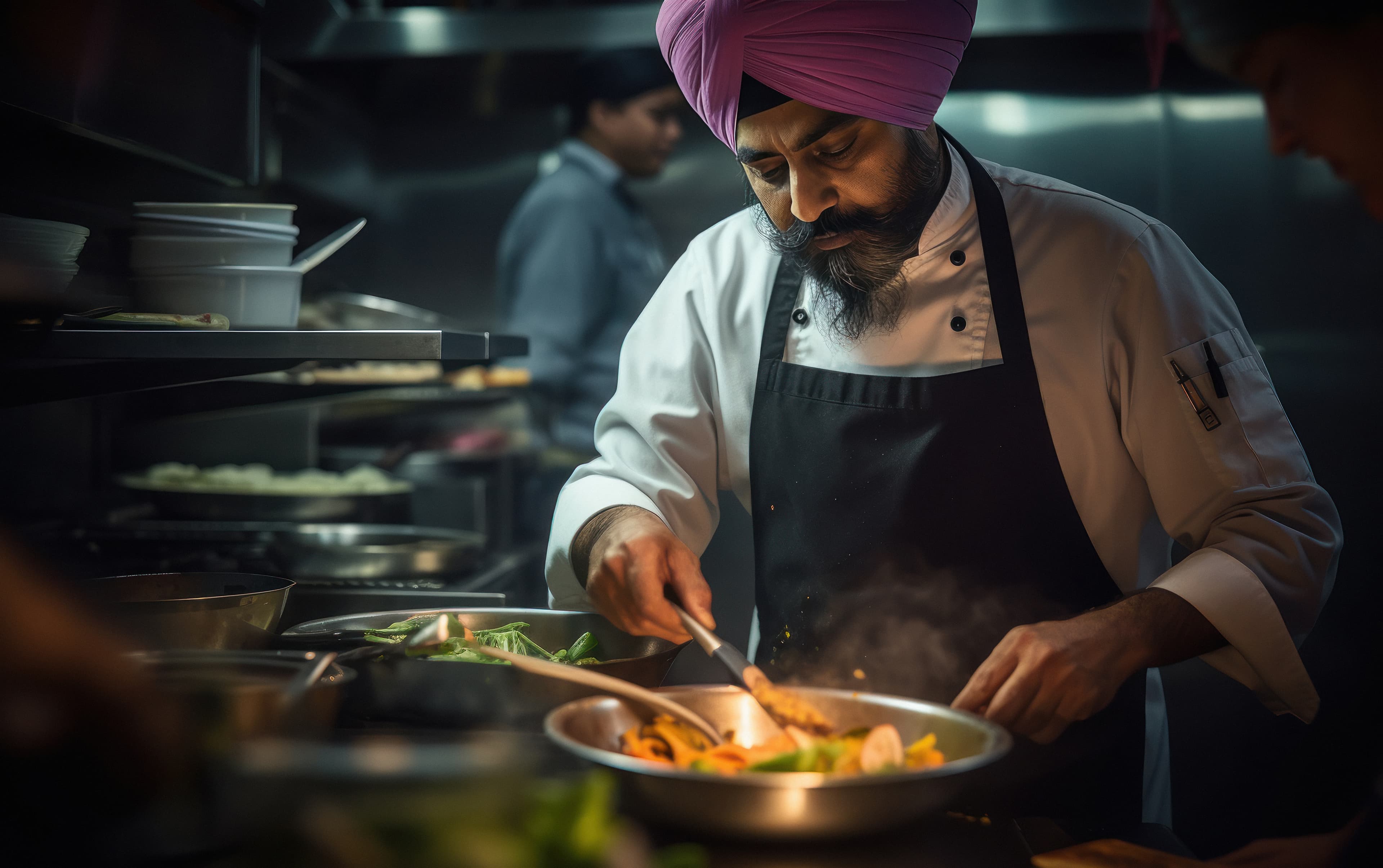 NayaBihar kitchen at work